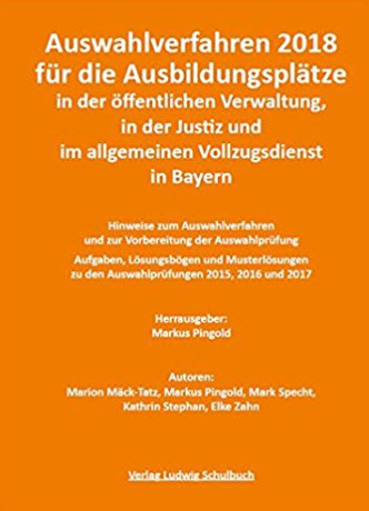Buchcover "Auswahlverfahren für Aubildungsplätze"